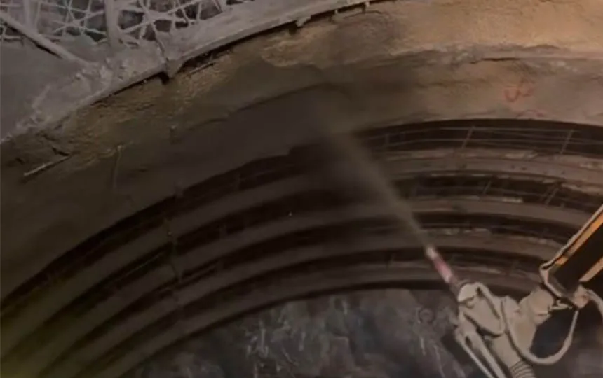 Accelerator for Tunnel Shotcrete Site