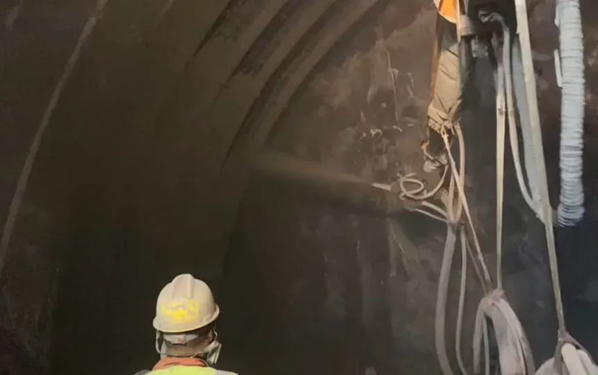 C25 Tunnel Shotcrete with Setting Accelerator
